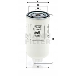 Kuro filtras mann filtras pl 100 2