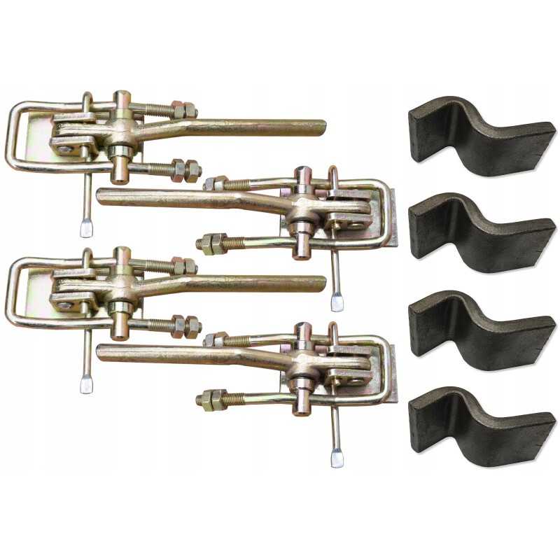 4x šoninis užraktas 4x liežuvio segtukas PLD 35 d 47