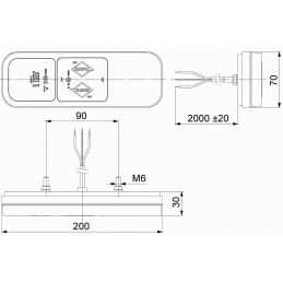 Lzd2831 galinis žibintas