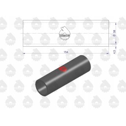 Viršutinė radiatoriaus guminė žarna mf3 originali ursus
