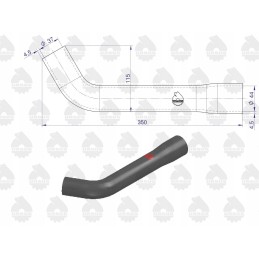 Viršutinė guminė žarna Zetor C 385 originali Ursus