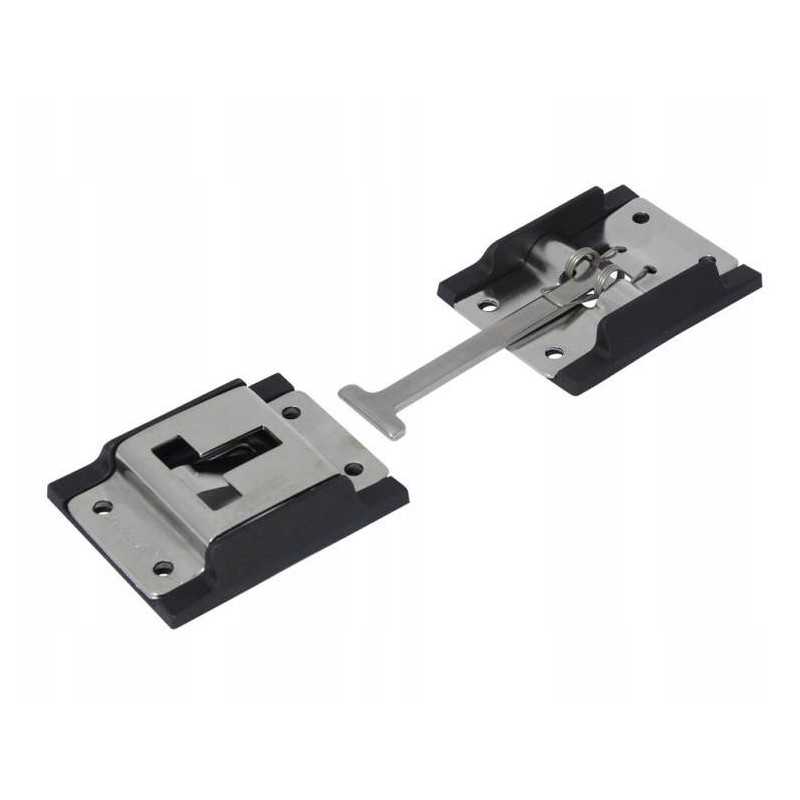 Nerūdijančio plieno durų spyna puspriekabei ir priekabai