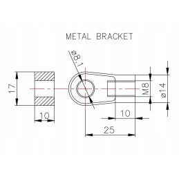 Dujinė pavara galinis langas Steyr 500mm 150n