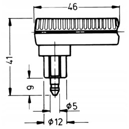 2 kontaktų kampinis kištukas