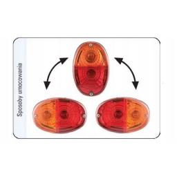 LP zetor john deere galinis kombinuotas žibintas