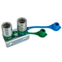 Plokštė iš 2 eurų lizdų m22x1, 5 apsisukimai