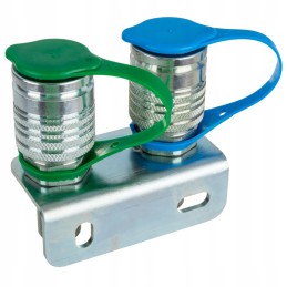 Plokštė iš 2 eurų lizdų m22x1, 5 apsisukimai