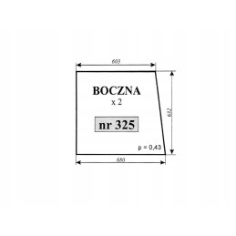 Šoninis langas mf 255 pom zamosc 325