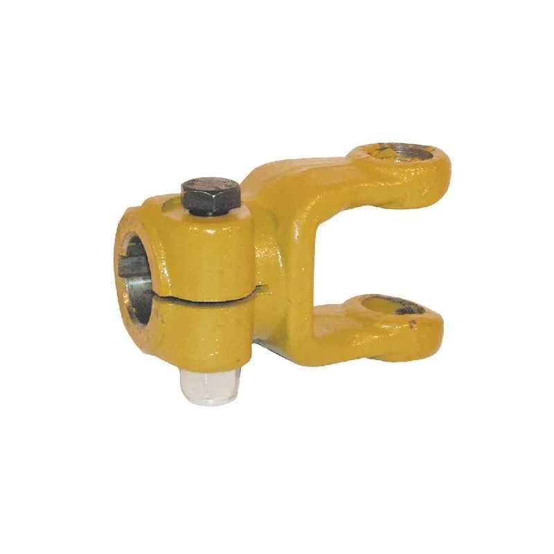 Šakė su užveržimo varžtu ir tangentiniu varžtu 30 mm