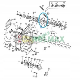 Galinis varančiojo lizdo ratas Unia titanium 22440500013