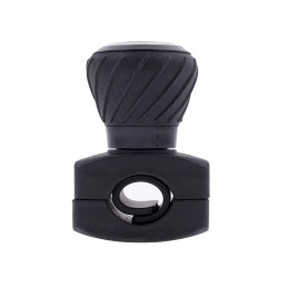 Universali juoda vairo rankenėlė