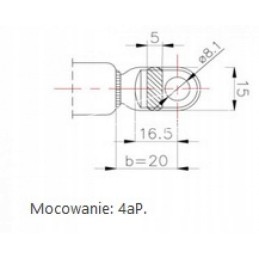 Galinio lango dujinė spyruoklė Zetor FA24266