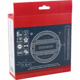 Apvalus galinis kombinuotas žibintas, 5 kontaktų, LED 12 24v