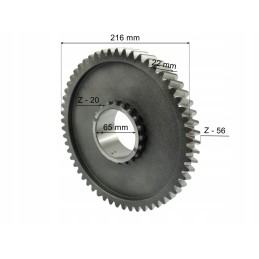Priekinis GTV varomasis ratas 540 56zp 80108132