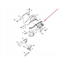 Tr2p456010001 apatinis prietaisų skydelio dangtis