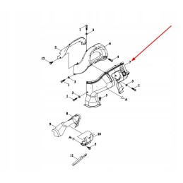 Tr2p456010001 apatinis prietaisų skydelio dangtis