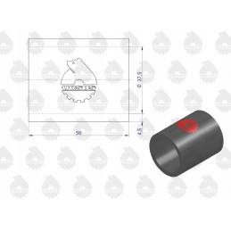 Šarvuotas guminis kabelis C 330 originalus Ursus