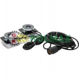 LED galinių žibintų komplektas su magnetu 7 5m 12v l gopar