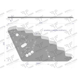 Tiekimo vagono peilis naudotas Mayer su volframo karbidu