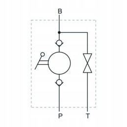 B450hhps25hhps rankinis siurblys 25cm3 apsauginis vožtuvas