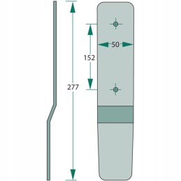 Lempos laikiklis 277 x 50 207wt69ht