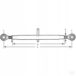 Viršutinė jungtis su colių sriegiu 1 1 8 405 m