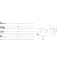 Strypo galas 655 mm korpusas 3223996r1