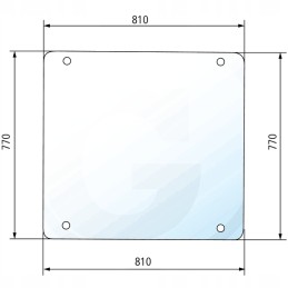 Renault kabinos aukštas galinis langas 7701350685