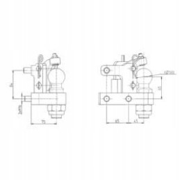 Dešiniojo galinio rato vairo sistema 711470012 Sauer