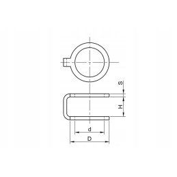 Cu081208p025 dviguba poveržlė 8x12x0 8 mm