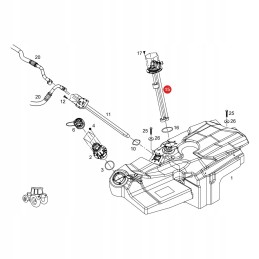 Fendt g835201110140 lygio indikatorius originalus