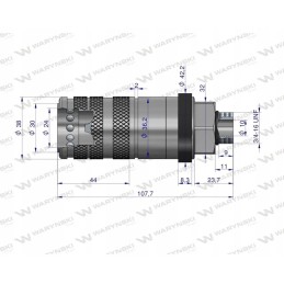 G3 4 unf euro push Warynski greito pertraukimo jungtis
