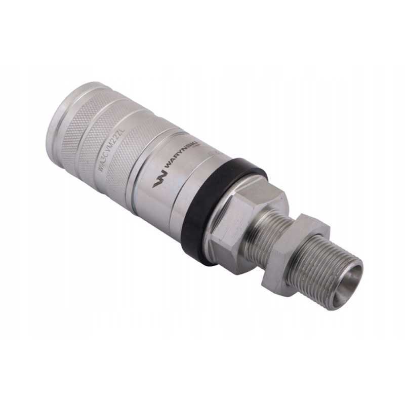 Hidra greitoji jungtis, ilgas lizdas, M22x1, 5 kontaktai