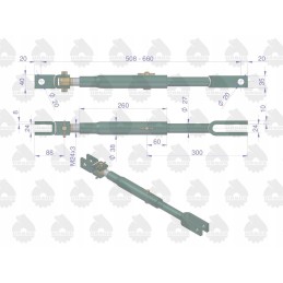 Kairė pakaba c 330 originalus ursus