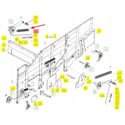 100035089 įtempimo spyruoklė