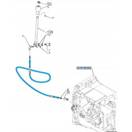 New Holland T6 4764 pavarų perjungimo trosas
