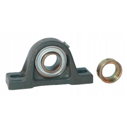 Sukomplektuotas guolis su vertikaliu korpusu