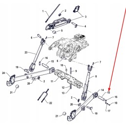Kėlimo svirčių P5s55201208 kaištis d37