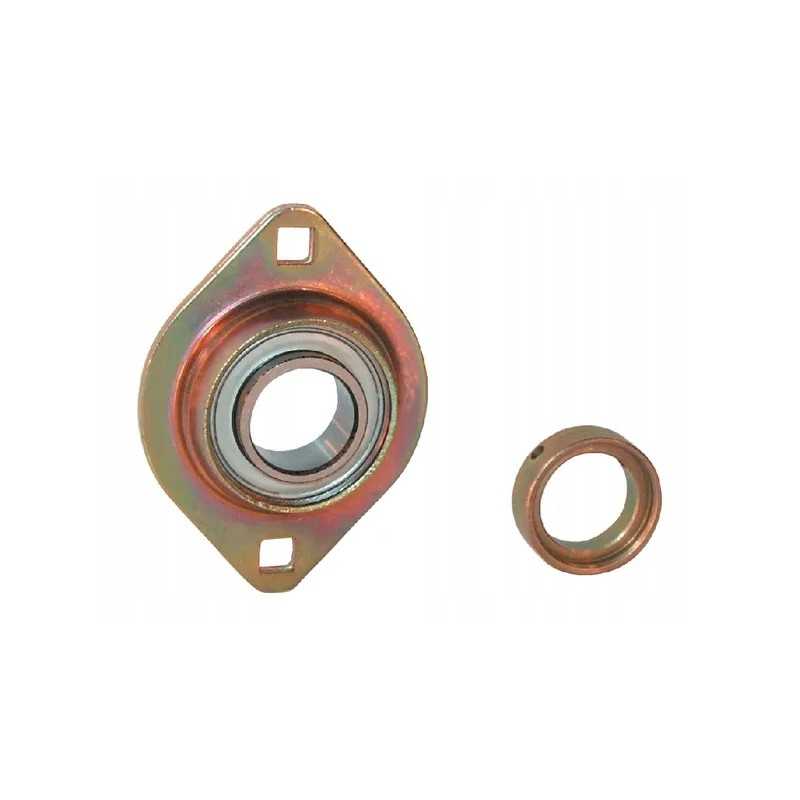 Sukomplektuotas guolis su ovaliu korpusu