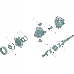 Jungties kaiščio dėklas ih 72702340 granitas