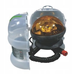 Halogeninė gaidžio elipsinė blykstė su pavara