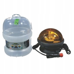 Halogeninė gaidžio elipsinė blykstė su pavara