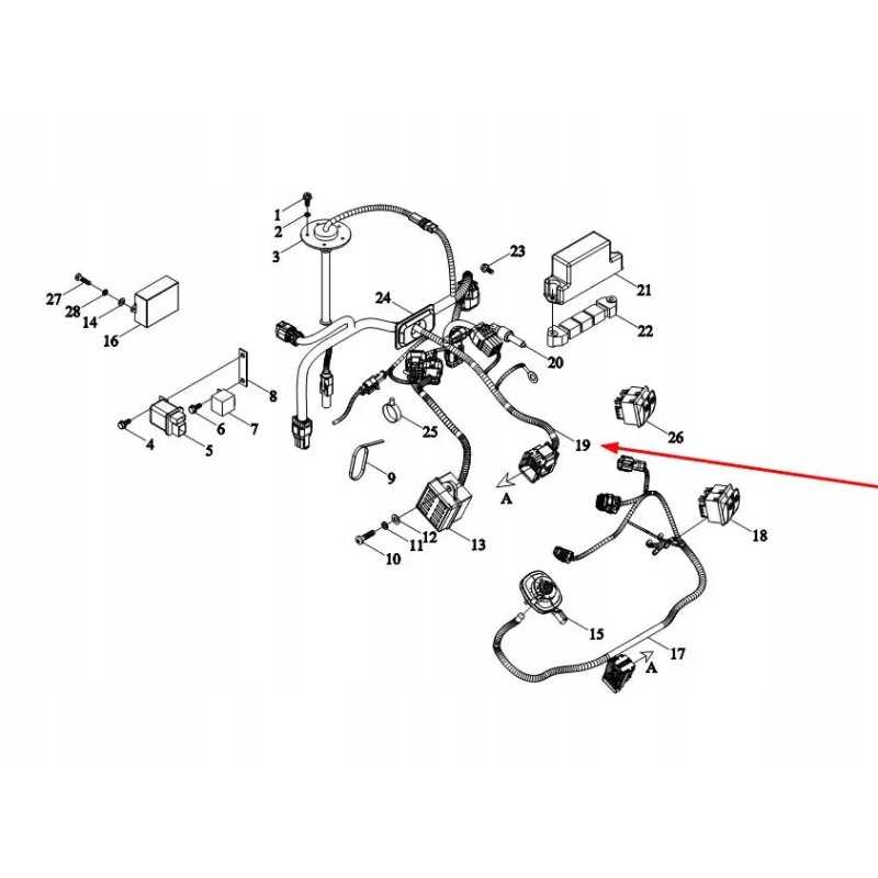 Te2s482010012k elektros laidų rinkinys