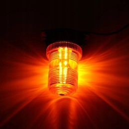 Įspėjamoji lemputė stroboskopas gaidys LED 12 30v