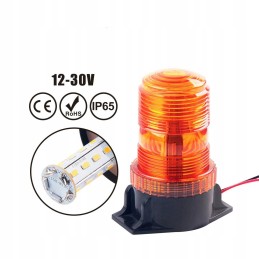 Įspėjamoji lemputė stroboskopas gaidys LED 12 30v