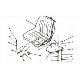 Seat 360 laikiklio bazė Ursus 360 4011