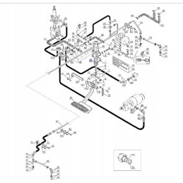 Pagrindinis stabdžių cilindras new holland lm 85814312