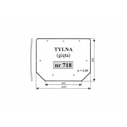 Pronar 320a 718 galinis langas