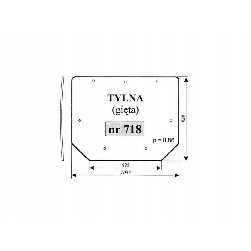Pronar 320a 718 galinis langas