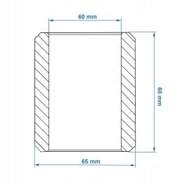 Zetor priekinės ašies kaiščio įvorė 67113301